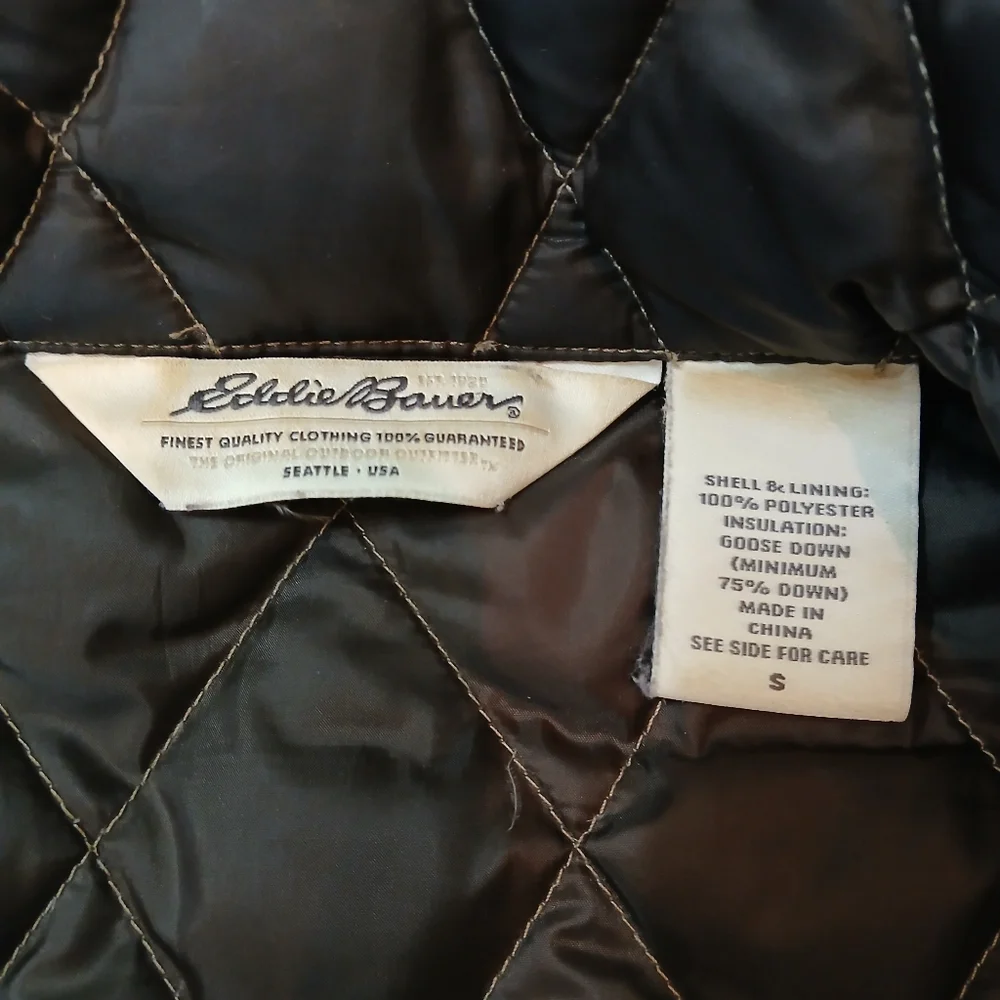 Eddie Bauer Goose Down Quilted Jacket - Picture 14 of 15